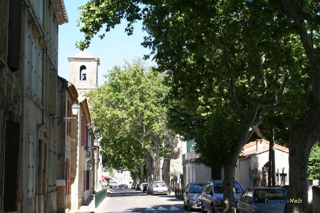 rue à Mouriès.