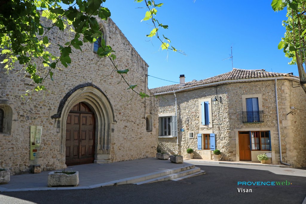 Visan dans le Vaucluse.