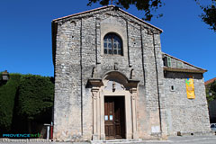 Chateauneuf Villevieille, church