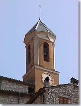 Peillon, bell tower