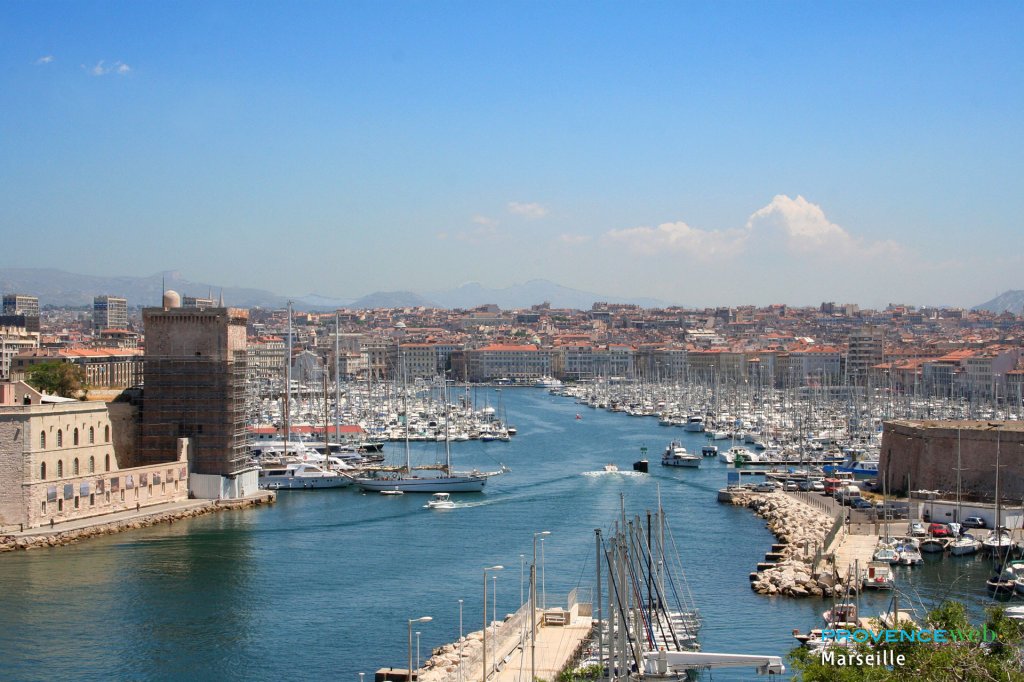 Le vieux port de Marseille.