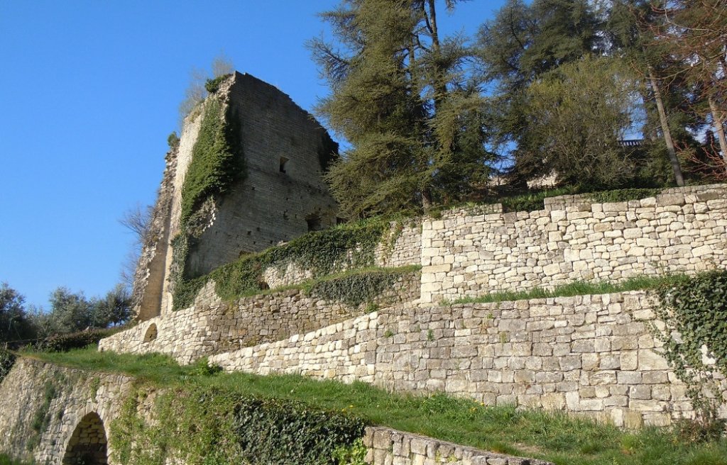 Ruines du château.