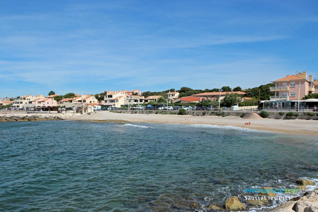 Plage Sausset les Pins.