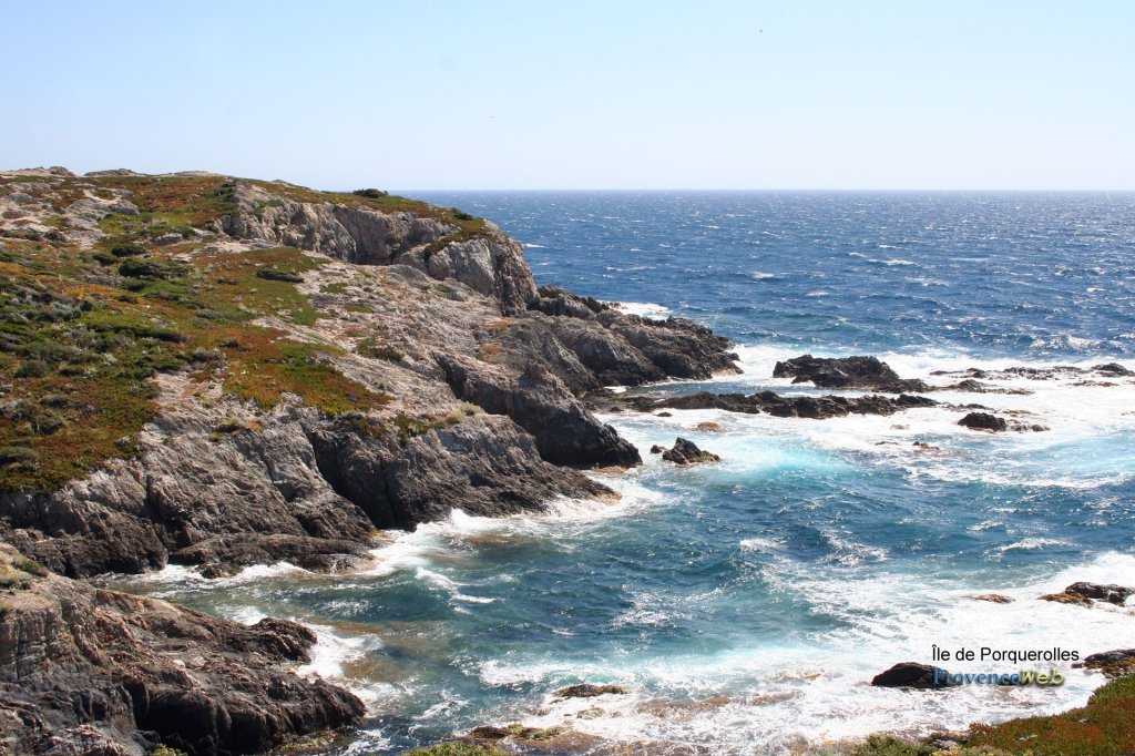 Mer à Porquerolles.