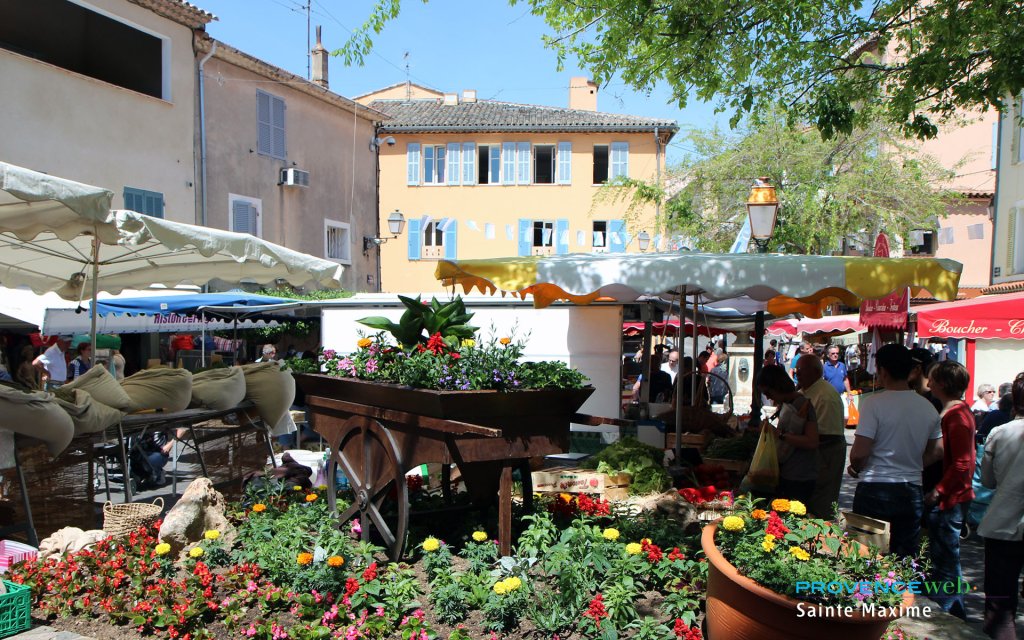 Marché de Sainte Maxime.