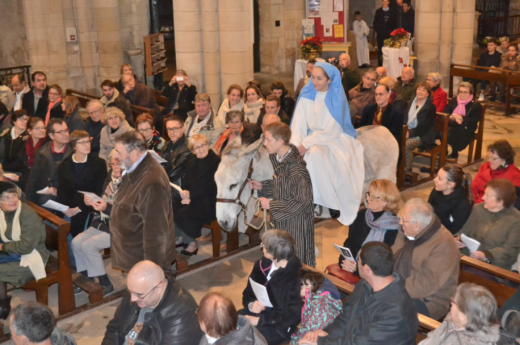 Messe de Minuit en Provence à Noël.