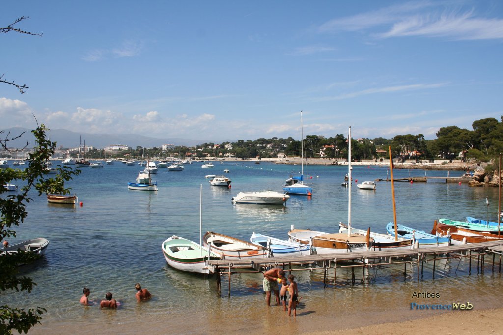 Plage à Antibes.