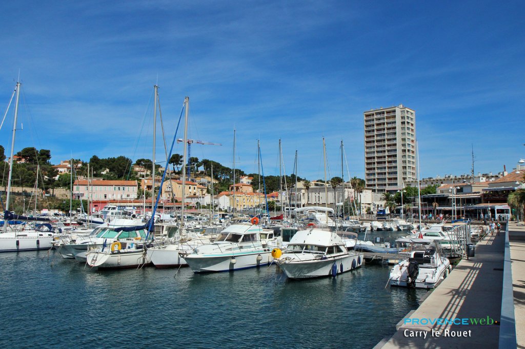 Marina de Carry le Rouet.