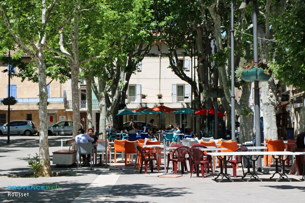 Restaurant à Rousset.