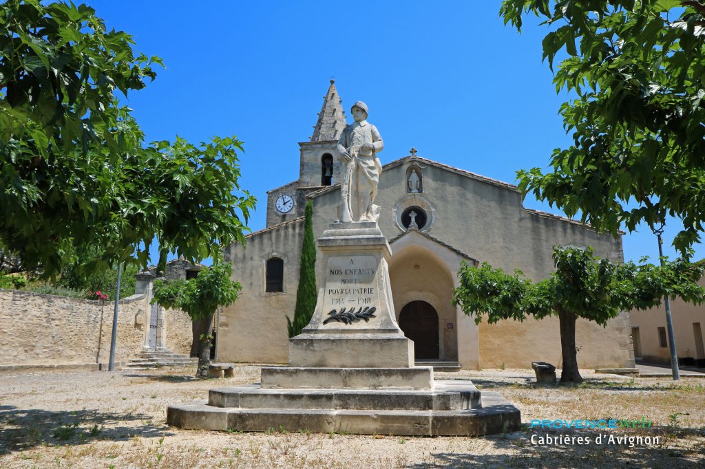 Place de Cabrières d'Avignon.