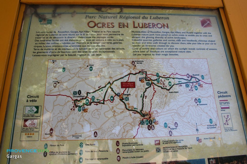 Ocres à Gargas.