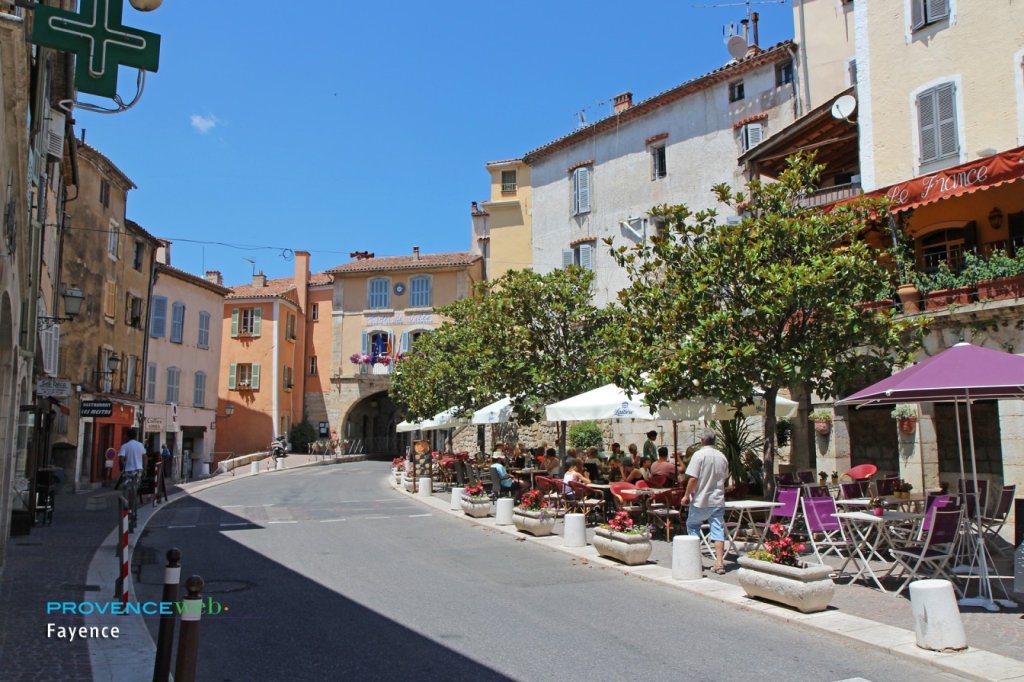 restaurant de Fayence.