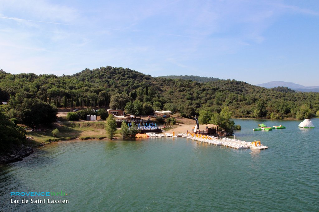 pédalo lac Saint Cassien.