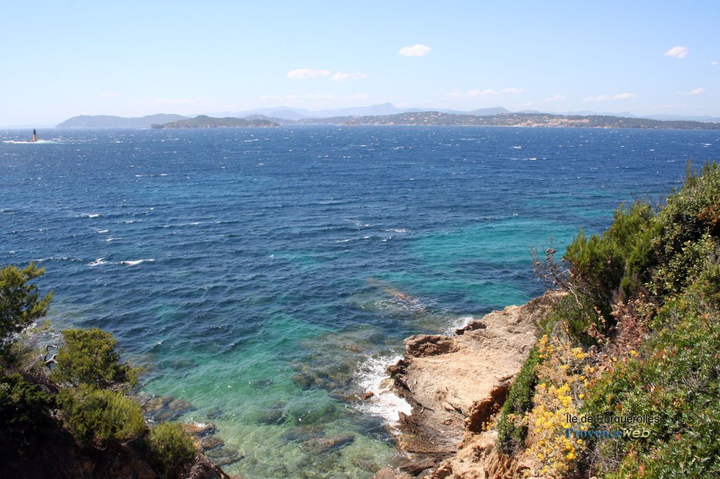 mer à Porquerolles.