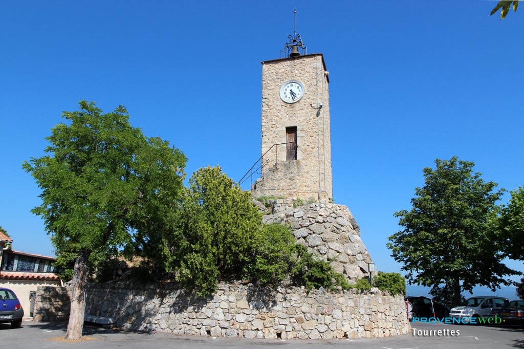 Tour de l'Horloge de Tourrettes.