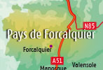 Campsites in Forcalquier area
