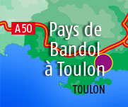 Campsites in Bandol and Toulon area