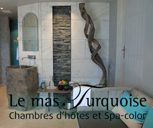 Le Mas Turquoise, bed and breakast and Spa-color