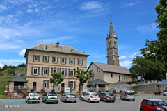 La Bréole, terrasse et clocher