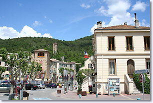 Castellane, street