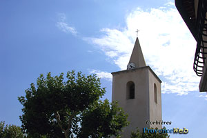 Corbieres, bell tower