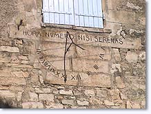 Fontienne, sundial