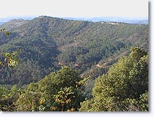 Ganagobie, hills landscape