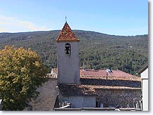 La Mure-Argens, clocher et village