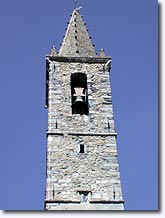 Seyne les Alpes, bell tower de l'église