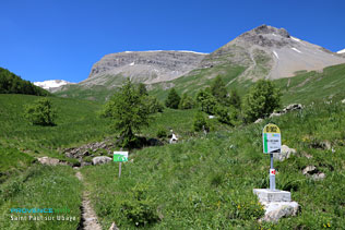 Saint Paul sur Ubaye, hiking trail to the Vars Pass