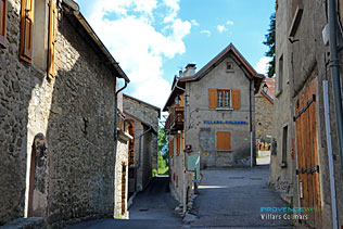 Villars Colmars, dans le village