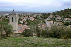 Volx, the village and its bell tower