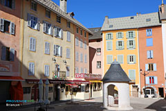 Briancon, small square in the old town