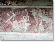 Les Vigneaux, autre détail de la fresque