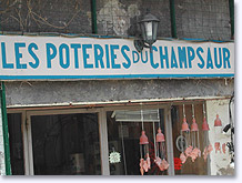 Champsaur potteries in Saint Bonnet