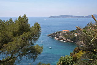 Cap d'Ail, house on the sea