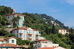 Menton, typical houses