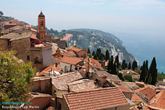 Roquebrune Cap Martin, bell-tower and oldvillage