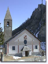Saint Dalmas le Selvage, church and bell-tower