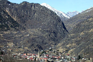 Saint Etienne de Tinée, village dans la montagne