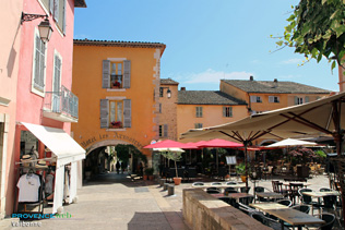 Valbonne - Hotel Les Armoiries and its terrace