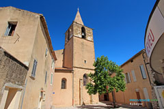 Aubagne, square and bell-tower in the Old Aubagne