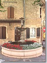 Lancon de Provence, fountain