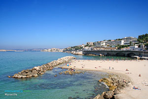 Marseille, plage