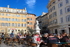 Marseille, terrasse de café