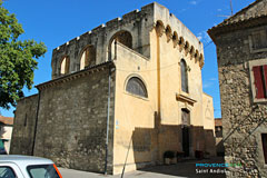 Saint Andiol, back of the Saint Vincent church