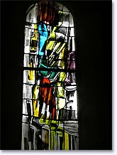 Chateauneuf de Mazenc, stained glass, click to enlarge