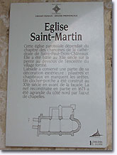 Valaurie, history of St.Martin Church, French historical monument. Click to enlarge