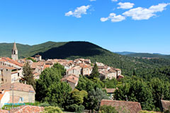 Bargemon, village in the middle of the forest