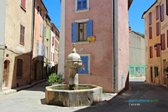 Correns, fountain